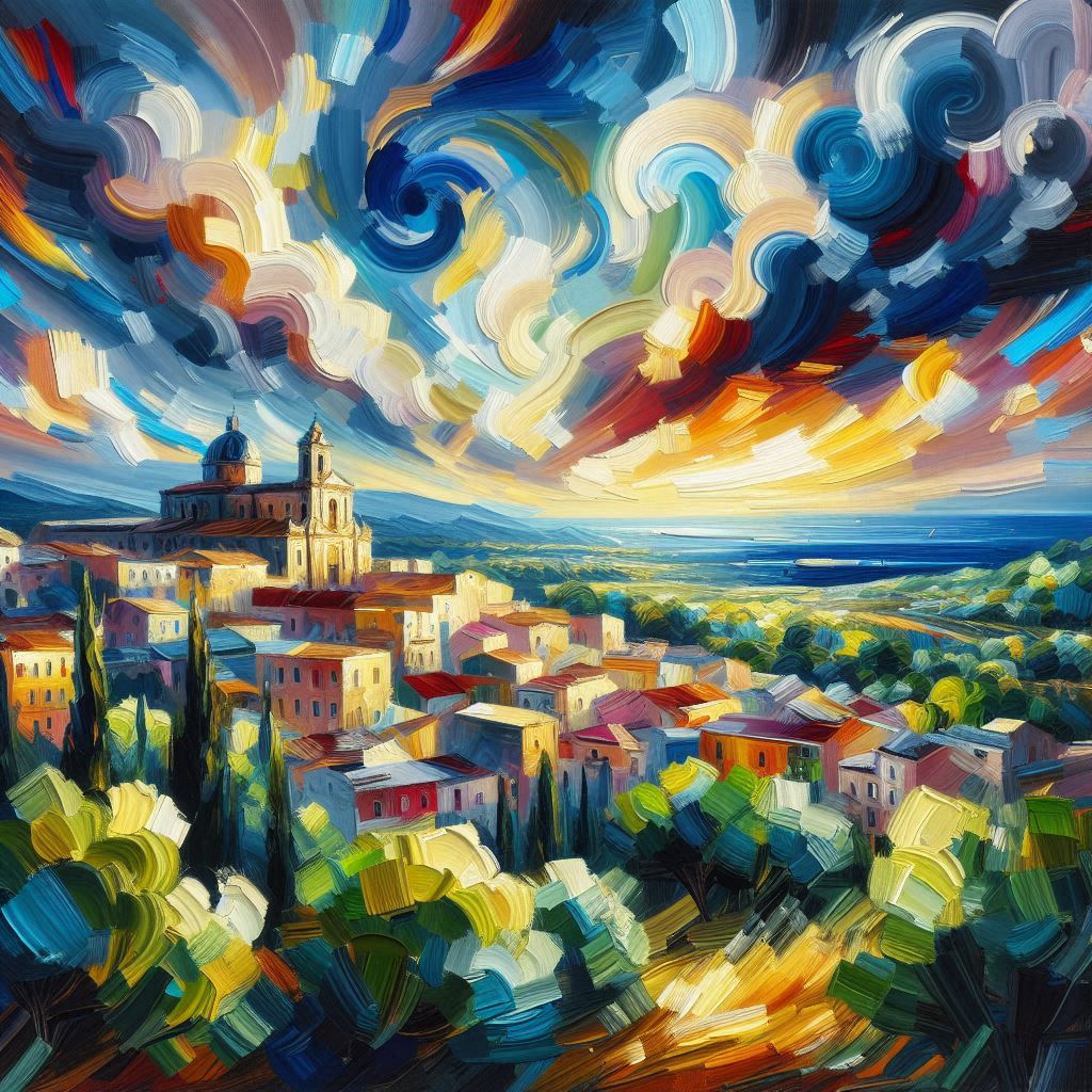 Oristano - AI generated manifest