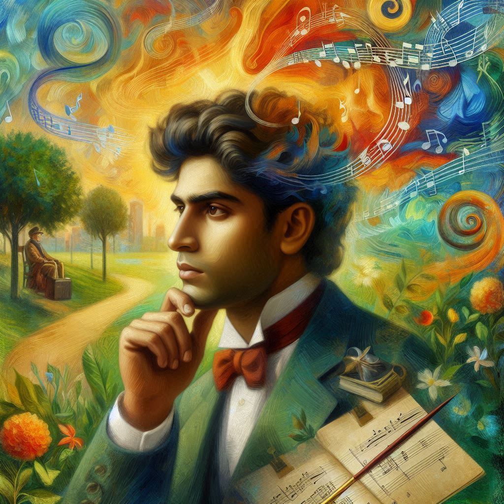 Ottorino Respighi - AI generated manifest