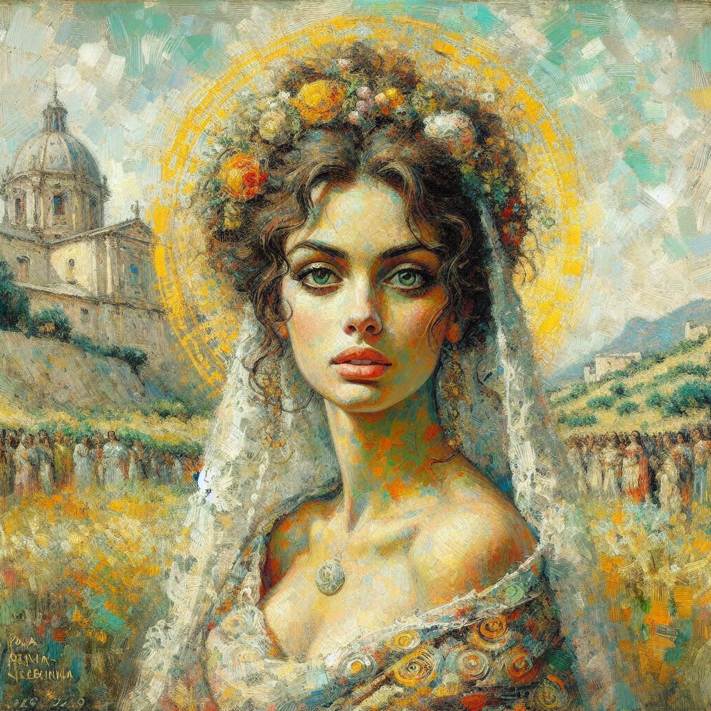 Paola Ruffo di Calabria - AI generated manifest
