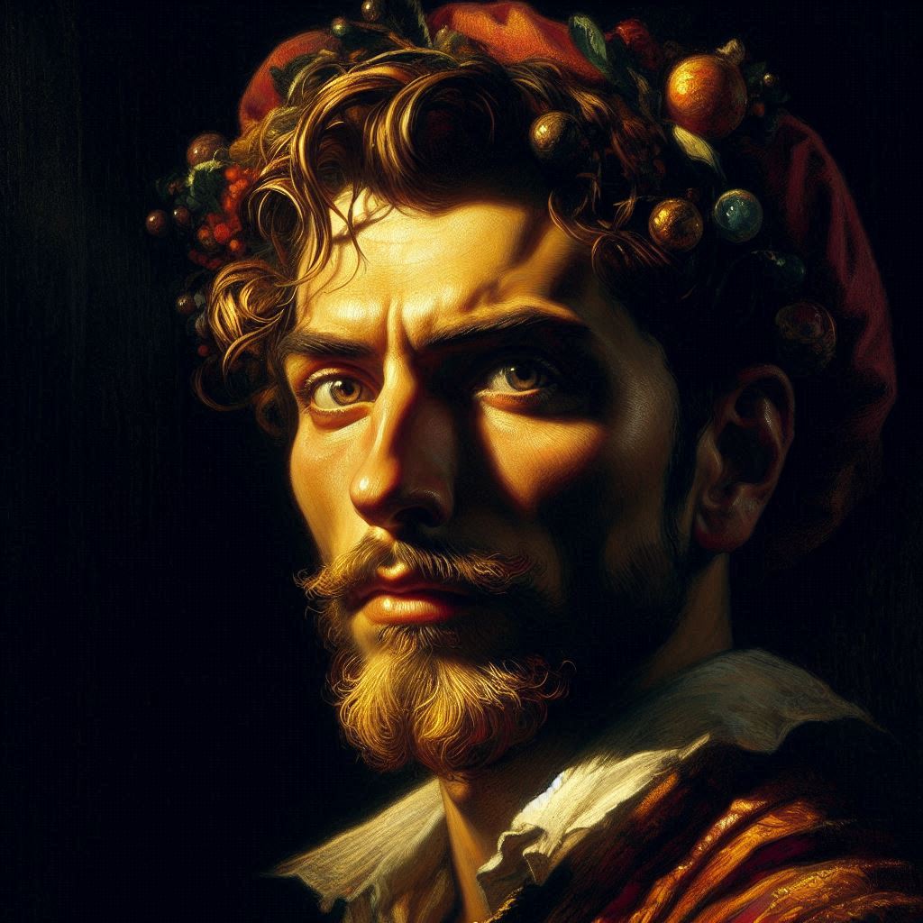 ein fiktives Selbstportrait im Stile von Pietro Micca (nach den Vorstellungen und Halluzinationen der KI - MS Copilot generated image) - Mit KI erstellt - Microsoft Bing - Image Creator unterstützt von DALL·E 3