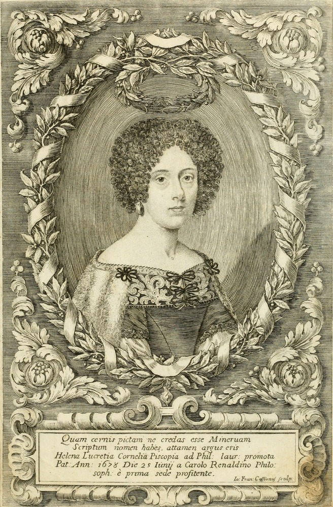 Elena Lucrezia Cornaro Piscopia - Von Giovanni Francesco Cassioni