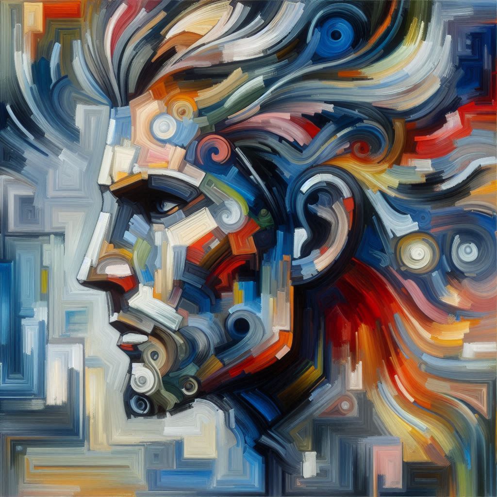 ein fiktives Selbstportrait im Stile von Stefan Stache (nach den Vorstellungen und Halluzinationen der KI - MS Copilot generated image) - Mit KI erstellt - Microsoft Bing - Image Creator unterstützt von DALL·E 3