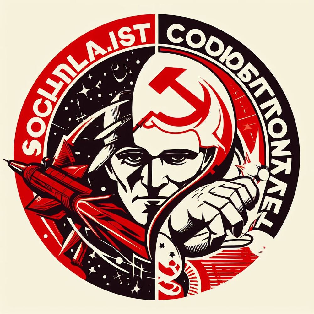 The Socialist Correspondent - Mit KI erstellt - Microsoft Bing - Image Creator unterstützt von DALL·E 3