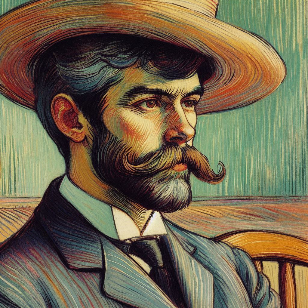 Henri de Toulouse - Lautrec - AI generated manifest