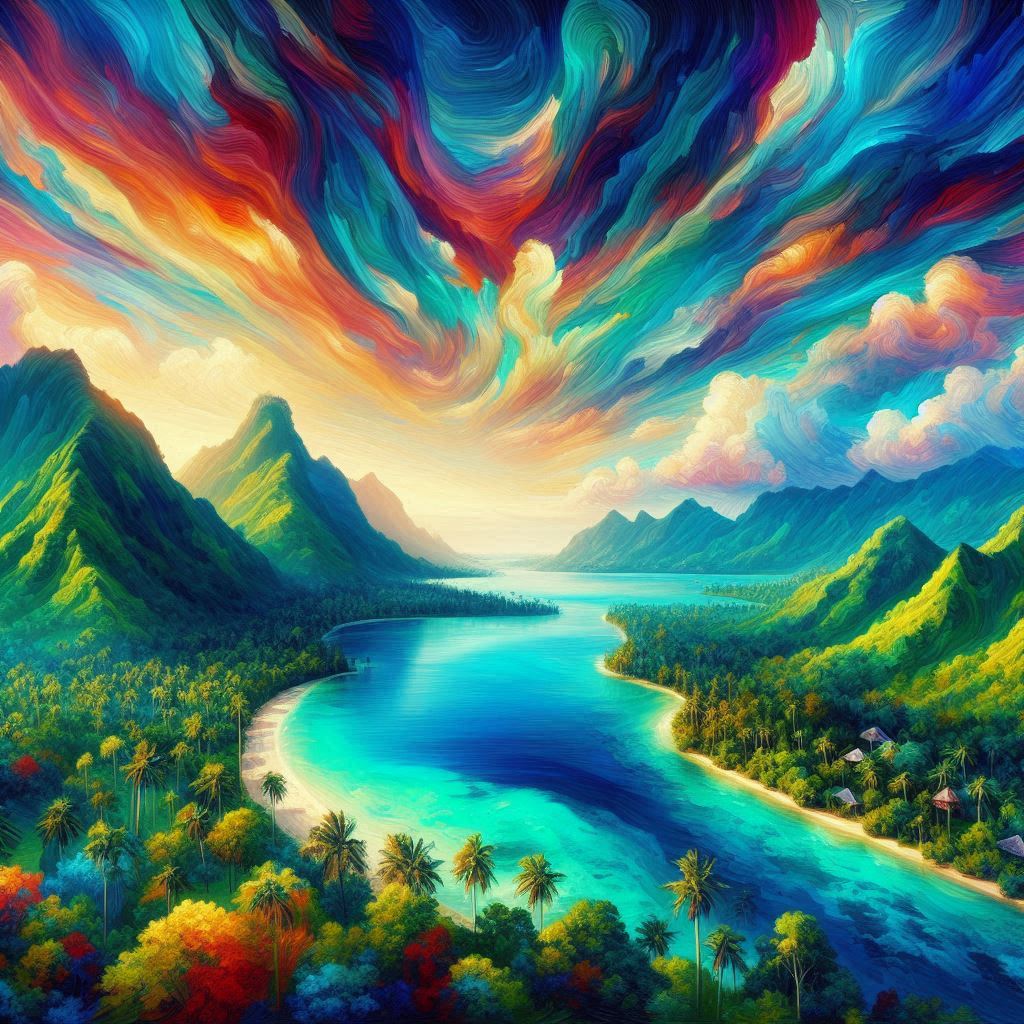 Vanuatu (nach den Vorstellungen und Halluzinationen der KI - MS Copilot generated image) - Mit KI erstellt - Microsoft Bing - Image Creator unterstützt von DALL·E 3